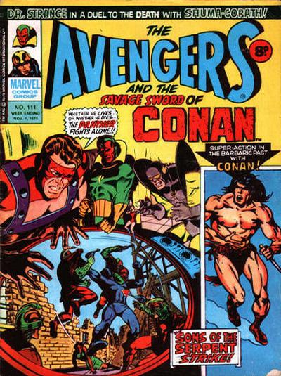 Cover for The Avengers (Marvel UK, 1973 series) #111