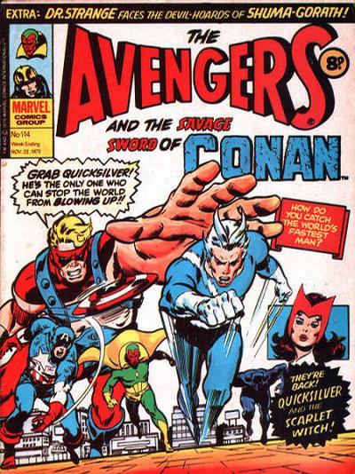 Cover for The Avengers (Marvel UK, 1973 series) #114