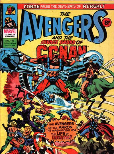 Cover for The Avengers (Marvel UK, 1973 series) #116