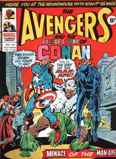 Cover for The Avengers (Marvel UK, 1973 series) #121