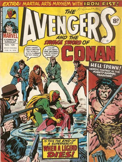 Cover for The Avengers (Marvel UK, 1973 series) #126