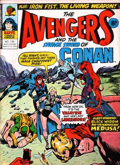 Cover for The Avengers (Marvel UK, 1973 series) #130