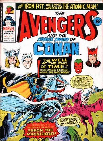 Cover for The Avengers (Marvel UK, 1973 series) #133
