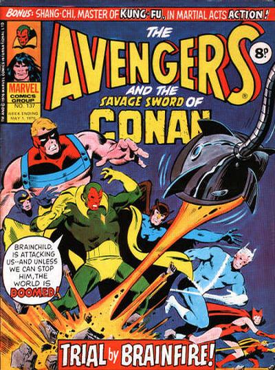 Cover for The Avengers (Marvel UK, 1973 series) #137