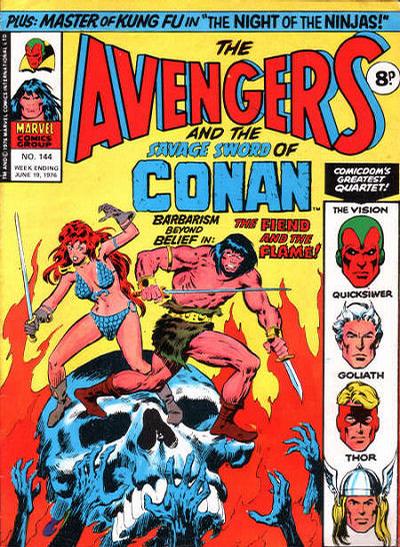 Cover for The Avengers (Marvel UK, 1973 series) #144