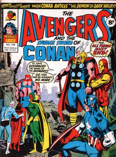 Cover for The Avengers (Marvel UK, 1973 series) #146