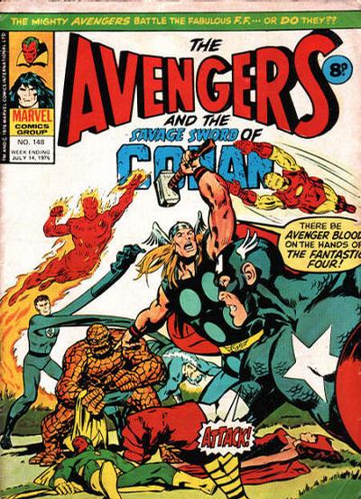 Cover for The Avengers (Marvel UK, 1973 series) #148