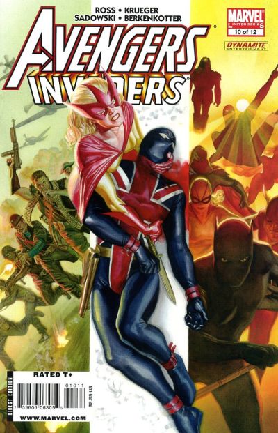 Cover for Avengers/Invaders (Marvel, 2008 series) #10 [Regular Cover]