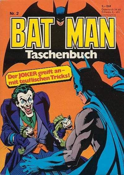 Cover for Batman Taschenbuch (Egmont Ehapa, 1978 series) #2 [2. Auflage]