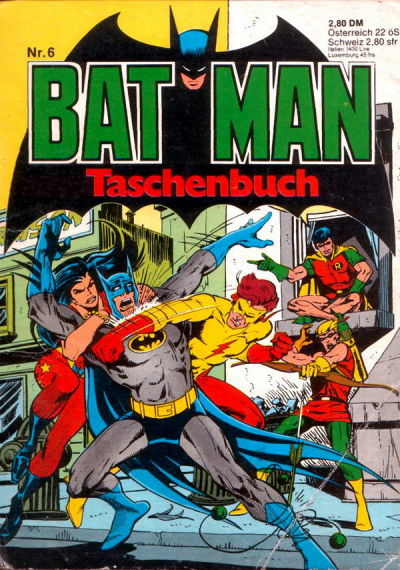 Cover for Batman Taschenbuch (Egmont Ehapa, 1978 series) #6