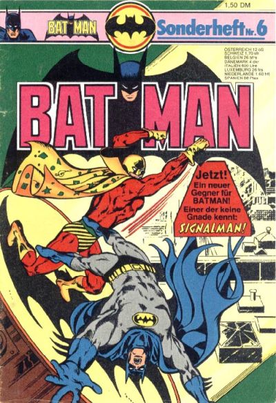Cover for Batman Sonderheft (Egmont Ehapa, 1976 series) #6