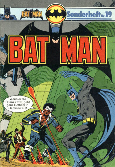 Cover for Batman Sonderheft (Egmont Ehapa, 1976 series) #19