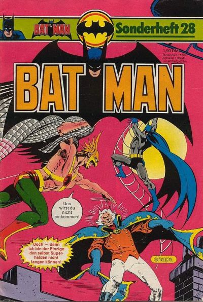 Cover for Batman Sonderheft (Egmont Ehapa, 1976 series) #28