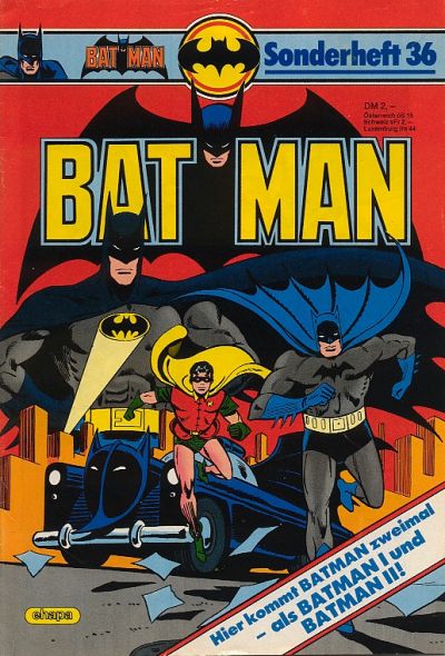 Cover for Batman Sonderheft (Egmont Ehapa, 1976 series) #36