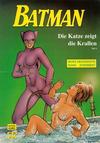 Cover for Batman Album (Norbert Hethke Verlag, 1989 series) #20 - Die Katze zeigt die Krallen, Teil 3