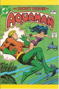 Cover Thumbnail for The Secret Origin of Aquaman [Leaf Comic Book Candy] (DC, 1980 series) #1