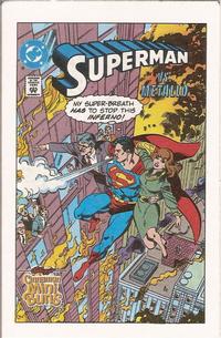 Cover Thumbnail for Superman vs. Metallo [Kellogg's Cinnamon Mini Buns] (DC, 1993 series) 