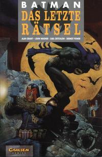 Cover Thumbnail for Batman (Carlsen Comics [DE], 1989 series) #28 - Das letzte Rätsel