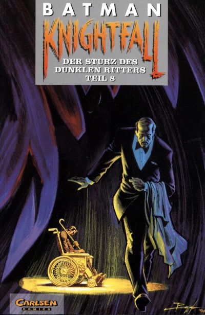 Cover for Batman (Carlsen Comics [DE], 1989 series) #25 - Knightfall - Der Sturz des Dunklen Ritters Teil 8