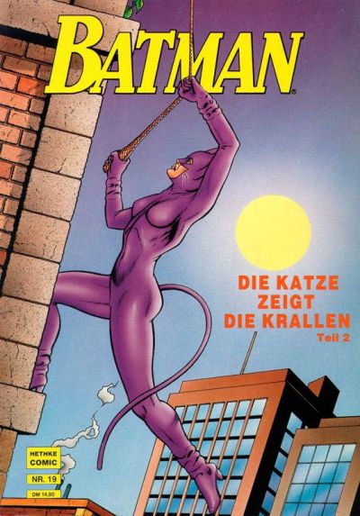Cover for Batman Album (Norbert Hethke Verlag, 1989 series) #19 - Die Katze zeigt die Krallen, Teil 2