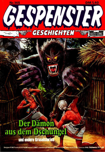 Cover for Gespenster Geschichten (Bastei Verlag, 1974 series) #145