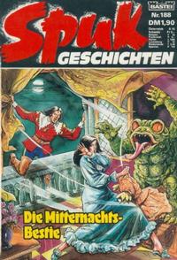 Cover Thumbnail for Spuk Geschichten (Bastei Verlag, 1978 series) #188