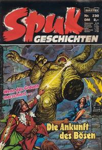 Cover Thumbnail for Spuk Geschichten (Bastei Verlag, 1978 series) #230