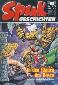 Cover Thumbnail for Spuk Geschichten (Bastei Verlag, 1978 series) #273