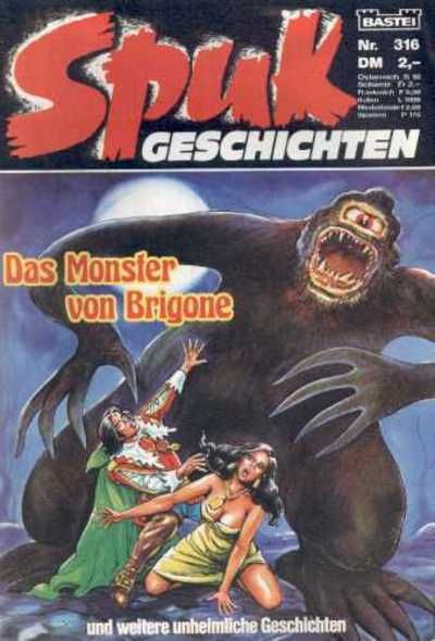 Cover for Spuk Geschichten (Bastei Verlag, 1978 series) #316