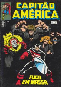 Cover Thumbnail for Capitão América (Editora Abril, 1979 series) #155