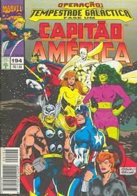 Cover Thumbnail for Capitão América (Editora Abril, 1979 series) #194