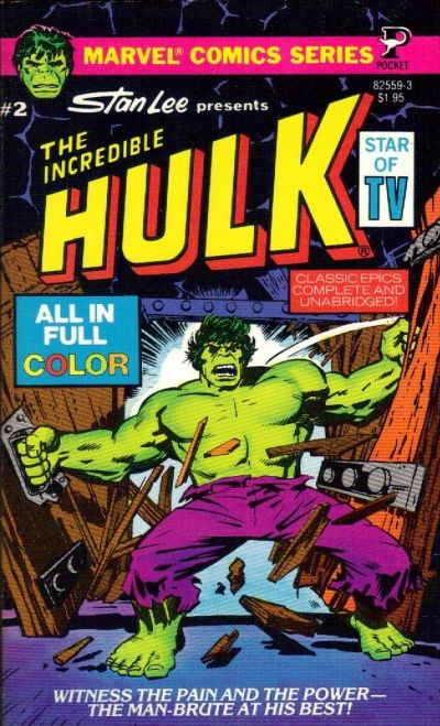 Cover for The Incredible Hulk (Pocket Books, 1978 series) #2 (82559-3)