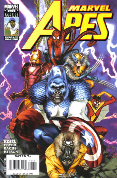Cover for Marvel Apes (Marvel, 2008 series) #1