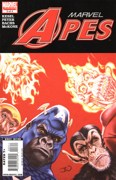 Cover for Marvel Apes (Marvel, 2008 series) #3