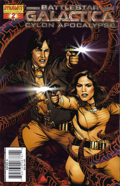 Cover for Battlestar Galactica: Cylon Apocalypse (Dynamite Entertainment, 2007 series) #2 [Cover C Michael Golden]