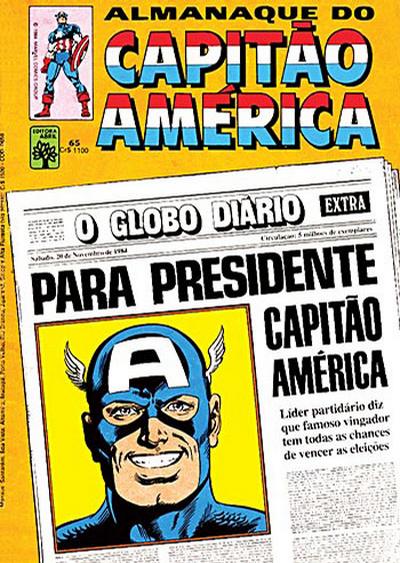 Cover for Almanaque do Capitão América (Editora Abril, 1981 series) #65