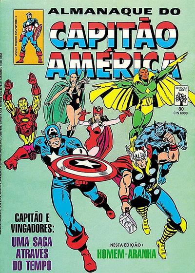 Cover for Almanaque do Capitão América (Editora Abril, 1981 series) #80