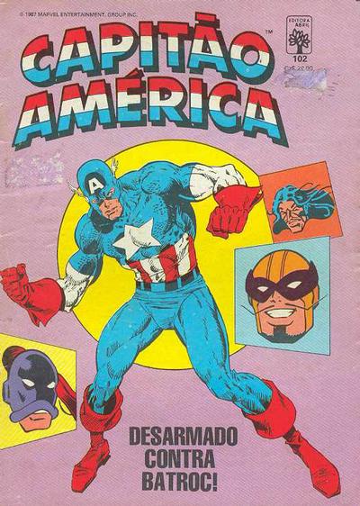 Cover for Capitão América (Editora Abril, 1979 series) #102
