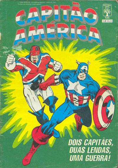 Cover for Capitão América (Editora Abril, 1979 series) #105
