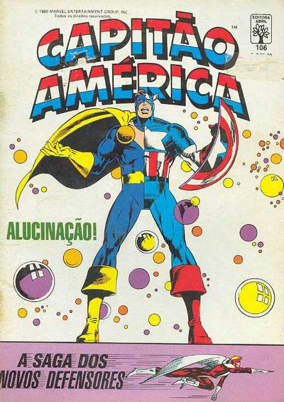 Cover for Capitão América (Editora Abril, 1979 series) #106