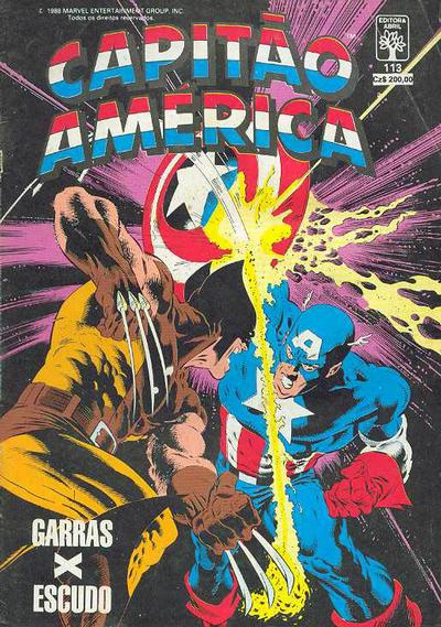 Cover for Capitão América (Editora Abril, 1979 series) #113