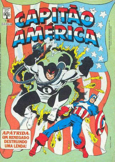 Cover for Capitão América (Editora Abril, 1979 series) #116