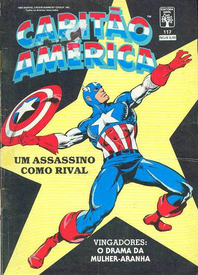 Cover for Capitão América (Editora Abril, 1979 series) #117