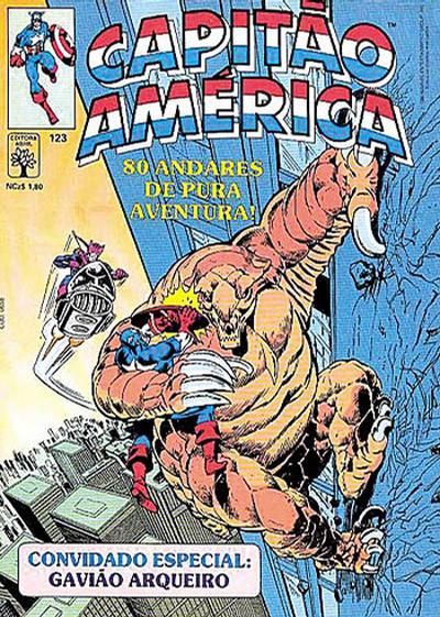 Cover for Capitão América (Editora Abril, 1979 series) #123