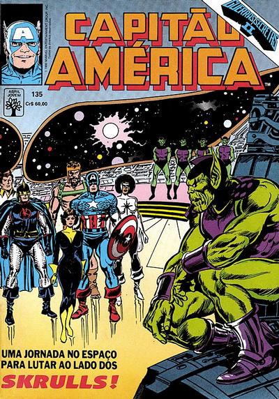 Cover for Capitão América (Editora Abril, 1979 series) #135