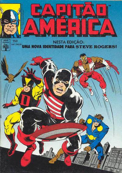 Cover for Capitão América (Editora Abril, 1979 series) #153