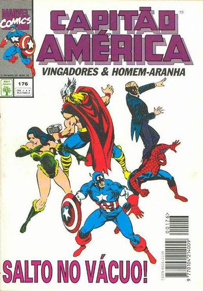 Cover for Capitão América (Editora Abril, 1979 series) #176