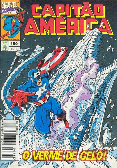 Cover for Capitão América (Editora Abril, 1979 series) #186