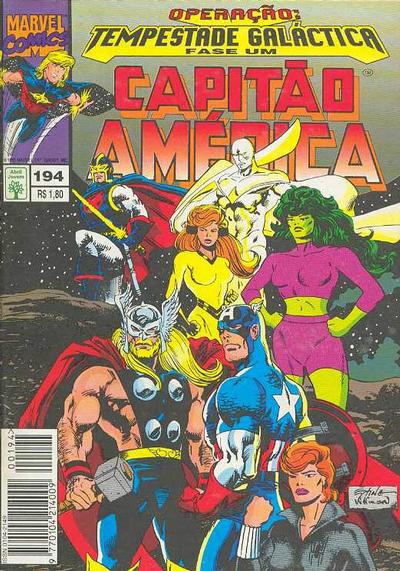 Cover for Capitão América (Editora Abril, 1979 series) #194