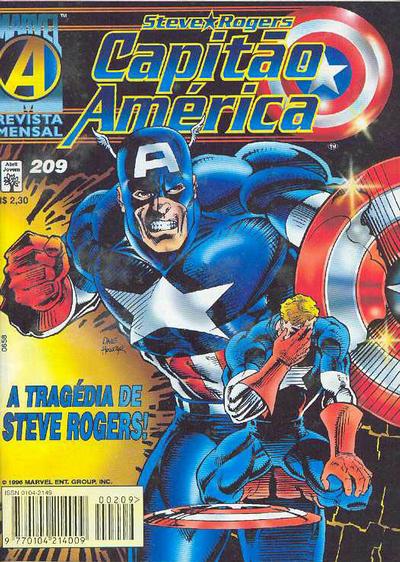 Cover for Capitão América (Editora Abril, 1979 series) #209